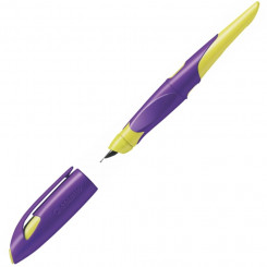 Перьевая ручка STABILO Easy Birdy P фиолетовый/желтый