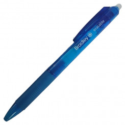 Bradley erasable ink pen Wricor, click blue 0.7mm