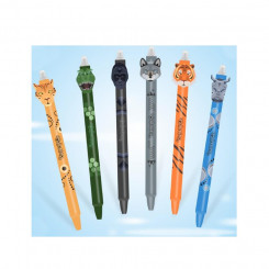 Ручка со стираемыми чернилами COLORINO, синяя, животные, унисекс