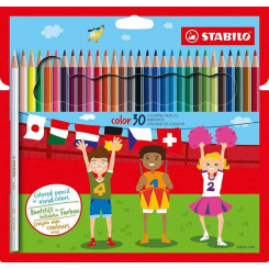 STABILO colored pencil, color, 30 colors