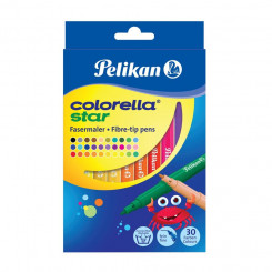 Pelikan felt-tip pen, colorella star, 30 colors