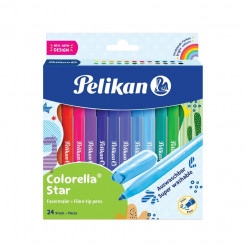 PELIKAN felt-tip pen Colorella Star, round, 24 colors