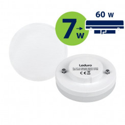 Лампочка LEDURO Потребляемая мощность 7 Вт Световой поток 600 Люмен 3000 К 220-240В Угол света 100 градусов 21199