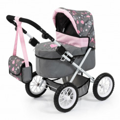 Кукольная коляска BAYER Design 13019AA Trendy Deep Grey, Розовый