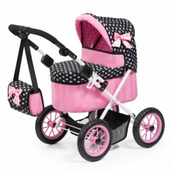 Кукла-коляска BAYER Design 13060AA Trendy Deep Pink, Black