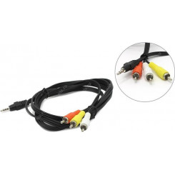 Cable Audio 3.5Mm 4Pin To 3Rca / Av 2M Cca-4P2R-2M Gembird