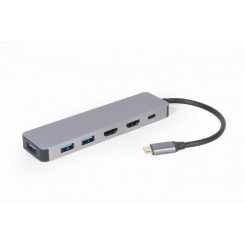 I / O Adapter Usb-C To Hdmi / Usb3 / 3In1 A-Cm-Combo3-03 Gembird