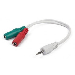 Cable Audio 3.5Mm 4-Pin To / 3.5Mm S+Mic Cca-417W Gembird