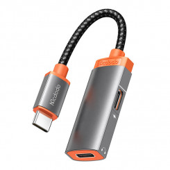USB-C to 2x USB-C adapter Mcdodo CA-0520, PD 60W (black)