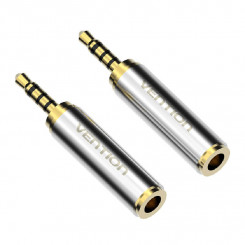 3.5mm mini jack (female) to 2.5mm (male) Vention audio adapter, VAB-S02 (gold)