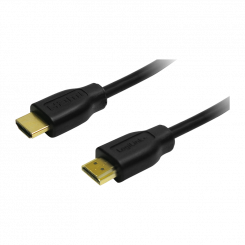 Logilink HDMI A male - HDMI A male, 1.4v black HDMI to HDMI 1.5 m