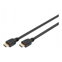 Сверхскоростной HDMI-кабель Digitus с Ethernet, черный HDMI-HDMI, 1 м