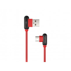 Natec Prati, Angled USB Type C to Type A Cable 1m, Red Natec USB Type-A USB Type C