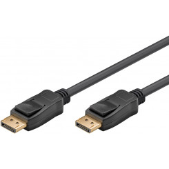 Goobay DisplayPort ühenduskaabel 1,4 must DP kuni DP 2 m