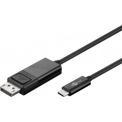 Goobay USB-C- DisplayPorti adapterkaabel (4k 60 Hz) USB-C kuni DP 1,2 m