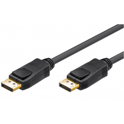 Goobay DisplayPort cable Black DP to DP 2 m