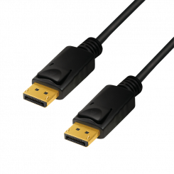 Кабель Logilink DisplayPort, черный, DP-DP, 1 м
