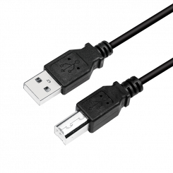 Logilink USB 2.0 B (mees) USB 2.0 A (mees)