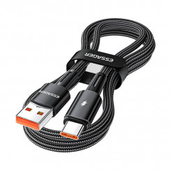 Кабель USB-A на USB-C 120 Вт Essager 2 м (черный)