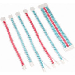 PSU Cable Extenders Kolink Core 6 Cables White / Neon Blue / Pure Pink
