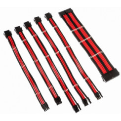Toiteallika kaablipikendajad Kolink Core 6 kaablid must/punane