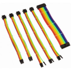 PSU Cable Extenders Kolink Core 6 Cables Rainbow