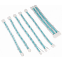 Удлинители кабелей блока питания Kolink Core 6, кабели ярко-белый/порошковый синий