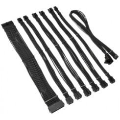 PSU cable extenders Kolink Core Pro Kit 12V-2x6 Type 1 - Jet Black