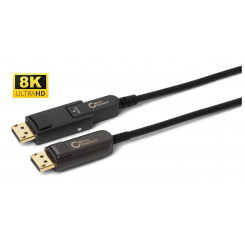 MicroConnect Premium Optic Fiber Mini DisplayPort 1.4 to DisplayPort Cable, 30m