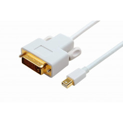 MicroConnect Mini Displayport 1.2 to DVI-I Cable, 1m