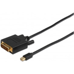 MicroConnect Mini DisplayPort 1.2 — DVI-D (24+1), двухканальный кабель, 2 м