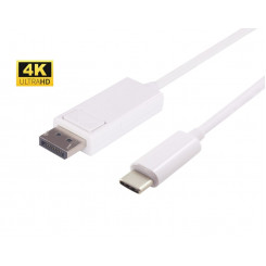 MicroConnect USB-C ja DisplayPort adapteri kaabel 1 m