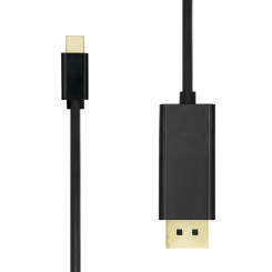 Кабель ProXtend USB-C — DisplayPort, 2 м, черный
