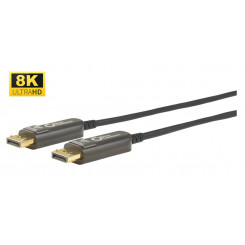 MicroConnect Premium Optic Fiber DisplayPort 1.4 Cable, 25m