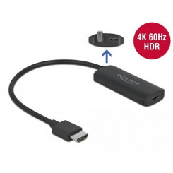 DeLOCK 63251 video cable adapter HDMI Type A (Standard) USB Type-C Black