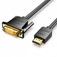 Кабель Vention HDMI-DVI 1,5 м, черный