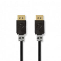 Nedis CCBW37014AT30 DisplayPort cable 3 m Anthracite, Grey