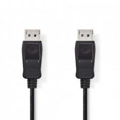 Nedis CCGP37010BK20 video cable adapter 2 m DisplayPort Black