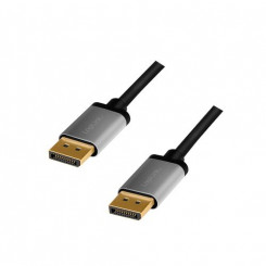 LogiLink CDA0101 Кабель DisplayPort 2 м Черный, Серый