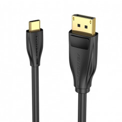 Кабель Vention USB-C — DP 8K HD, 2 м, черный