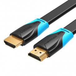 Плоский кабель HDMI Vention VAA-B02-L150, 1,5 м, 4K 60 Гц (черный)