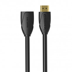 HDMI pikendusventiil VAA-B06-B150 1,5 m 4K 30 Hz (must)