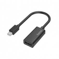 Hama 00200331 video cable adapter Mini DisplayPort DisplayPort Black