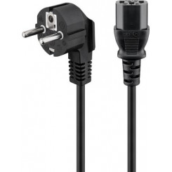 Goobay 50078 power cable Black 2.5 m CEE7 / 7 IEC C13
