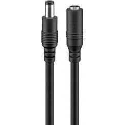 Удлинительный кабель постоянного тока Goobay (5,5x2,1 мм) 10 м, черный