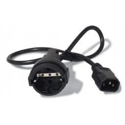 APC AP9880 power cable Black 0.6 m C14 coupler CEE7 / 7