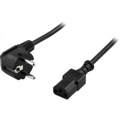 Deltaco DEL-109 power cable Black 2 m CEE7 / 7 C13 coupler