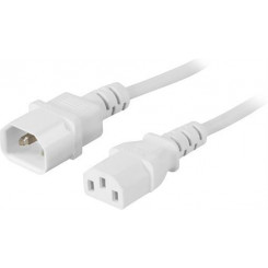 Deltaco DEL-113V power cable White 2 m C14 coupler IEC C13