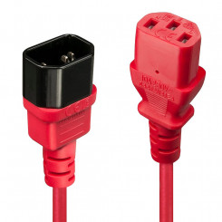 Cable Power Iec Extension 0.5M / Red 30476 Lindy
