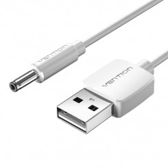 Toitekaabel USB 2.0 kuni DC 3,5 mm tünn-pistikupesa 5 V ventilatsioon CEXWG 1,5 m (valge)